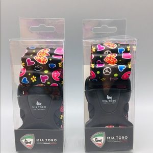 MIA TORO Italia Luggage Straps Set of 2